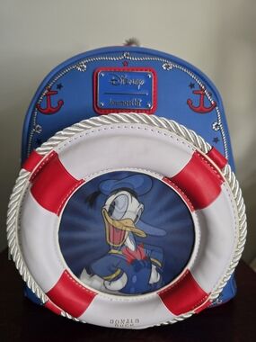 Loungefly Disney Donald Duck 90th Anniversary Lenticular Mini Backpack